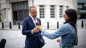 Britain's health minister apologized friday for breaching nationwide restrictions after a newspaper ran photos of him embracing a lady with whom he allegedly had an affair. Qqij5s4zytanym