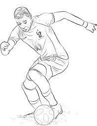 Kylian Mbappe Kolorowanka Sports Coloring Pages Sport Art Projects Football Drawing