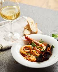 This stew can be served with boiled yucca or plantains and a vegetable salad. Seafood Stew With Tomato Sauce Recipe Delice Recipes