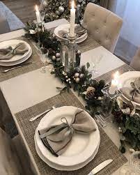 Image May Contain Table And Indoor Christmas Table Centerpieces Christmas Dinner Table Christmas Dining Table