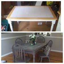 diy kitchen table, tile tables