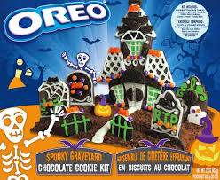 Black or white decorating gel to draw a smile. Oreo Released A Spooky Graveyard Chocolate Cookie Kit