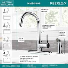 Learn how to replace your kitchen faucet on your own. P199152lf Single Handle Kitchen Faucet With Spray