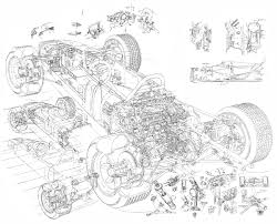1965 Honda Ra 272 F1 Car Yoshihiro Inomoto Yoshihiroinomoto Auto Sport F1 Honda Classic Illustrazione Tecnica Artwork Drawings Technical Drawing