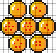 This saga was adapted in the video games dragon ball: Dragonball Z Balls Perler Bead Pattern Bead Sprites Misc Fuse Bead Patterns