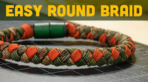 It's durable, virtually indestructable and washable, too! Easy Round Braid Bracelet Tutorial Youtube