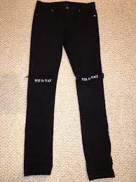 Rta Rta Rest In Peace Distressed Jeans Grailed