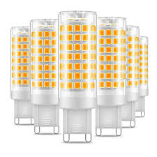 Лампа светодиодная g9 6w/3000k/220v спутник арт. Buy Eterbiz G9 Led Bulb No Flicker 7w Equivalent To 60w Halogen Bulbs 650lm Warm White3000k G9 Energy Saving Light Bulbs 6 Pack Energy Class A Online In Kuwait B07yhvr44p