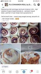 It's super easy, and the homemade cinnamon rolls are so much better than any you'd get at the store. Pjj Cinnamon Roll Rm 35 Kelas Baking Online Cikgu Miza Facebook