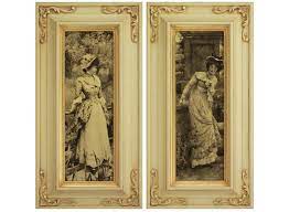 Dame In Bianco E Nero Cornice Shabby Con Decorazioni Bianco E Nero Decorazioni Cornici