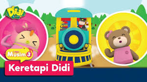 This animated series is published by digital durian company and aired on youtube on may 15, 2014. Didi Friends Lagu Baru Musim 3 Keretapi Didi Youtube In 2021 Didi Sewing Projects Dan Youtube