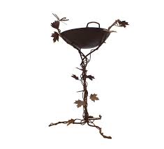 You can conveniently place it anywhere in your garden, patio, or balcony. Metal Bird Bath Overwrought Garden Art
