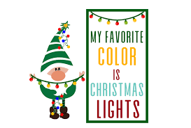 My Favorite Color Is Christmas Lights Graphic By Creative M D Creative Fabrica