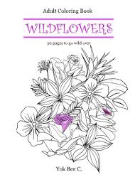 There is just something too relaxing about coloring flowers! Amazon Com Wildflowers Go Wild With 50 Creative Coloring Pages 9781545420218 C Yok Bee Yuki Beebe Books