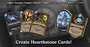 World of warcraft arena world championship. Hscard Maker Hscard Maker Design Your Own Hearthstone Cards With This App