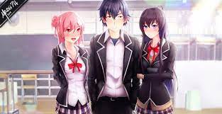 Fan Art Of The Main Protagonists From Yahari Ore No Seishun Love Comedy Wa Machigatteiru Probably The Biggest Projec Yahari Ore No Seishun Fan Art Protagonist