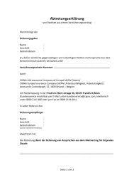 Wenden sie sich im zweifelsfalle an einen anwalt. Vorlage Abtretungserklarung Einkommensschutzbrief Org