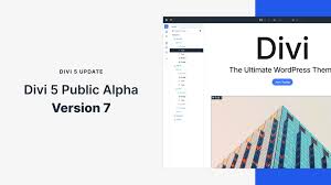 Divi 5 Public Alpha Version 7: New Feature Progress!