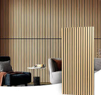 Natural Smoky Oak Veneer Finish New Decorative Wooden Grooved Acoustic  Panel Akupanel Wood Wall Panels for Living Room