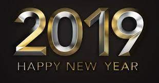 Happy New Year 2019 3d Black Bg Wallpaper Happy New Year Wallpaper New Year Wallpaper Happy New Year Images