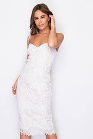 Check out our midi dress crochet selection for the very best in unique or custom, handmade pieces from our shops. Serenity Scallop Detail Crochet Midi Dress White Girl In Mind