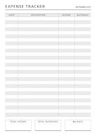 Printable Budget Templates Download Pdf A4 A5 Letter Size
