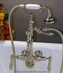 Classic Leg Tub Faucet With Hand Held Shower Tub Faucet Clawfoot Tub Faucets Faucet