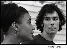 Donna Carson and Hedge Capers (of Hedge and Donna): close-up portrait