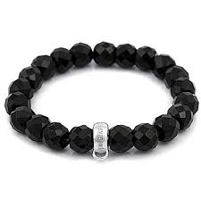 thomas sabo black obsidian charm bracelet this beautiful