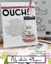 Playful Pets Suite By Stampin Up With Playful Alphabet Dies Get Well Cards Stampin Up Cards Stampin Up