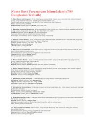 Check spelling or type a new query. Nama Bayi Perempuan Islami 789 Rangkaian Terbaik