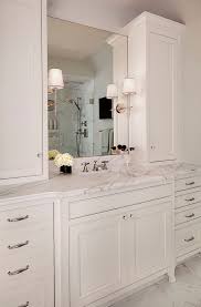 Bathroom Cabinet Ideas Bathroom Features His And Her Vanities With Custom Cabinetry Calaca White Bathroom Cabinets Classic Bathroom Bathroom Cabinets Designs