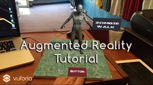 How To Augmented Reality App Tutorial Virtual Buttons With Unity And Vuf Augmented Reality Unity Tutorials Tutorial