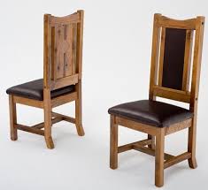 Barnwood Dining Chair With Arch Leather Back Dining Chairs Rustic Dining Chairs Rustic Chair
