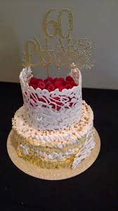 Simple pink rosettes adorn this light blue cake designed just for mom! A S Cakery Elegant Gold And White Chocolate Cake