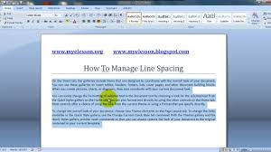 Ms Word Manage Line Spacing Hindi Youtube
