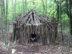 Stick Fort In The Woods Google Search Outdoor Forts Backyard Fort Cool Forts