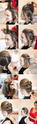 Textured French Twist Short Hair Updo Prom Hairstyles For Short Hair Medium Hair Styles