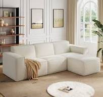 LINSY HOMECanapé d'angle convertible - Modulaire en L - 266 ...