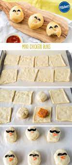 Mini Chicken Buns Recipe Food Easter Recipes Snack Recipes
