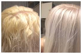 If you are bleaching your hair to dye it a lighter blonde than what you have, this is the toner for you. Diy Toning Blonde Hair From Brassy To Platinum At Home Toning Blonde Hair Yellow Blonde Hair How To Lighten Hair