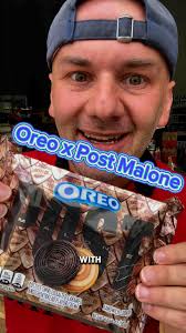 This has GOT to be one of the best Oreos yet! Coming this Thursday 24th  April 👌🏻😮‍💨 #oreo #postmalone #snack #unboxing #fyp
