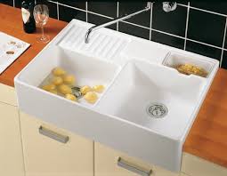 This is because the plumbing & pipework, can take up a considerable amount of space, inside the unit. Villeroy Boch Butler Double Kitchen Sink Wayfair Co Uk