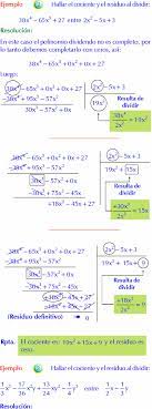 Metodo Clasico O Division Normal Ejercicios Resueltos De Division De Polinomios Pdf Polinomios Ejercicios Resueltos Libros De Estadistica