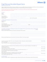 Avail coverage for personal accidents and risks of death or disabilities in case of accidents. Fillable Online Allianz Pupil Personal Accident Report Form Allianz Allianz Fax Email Print Pdffiller