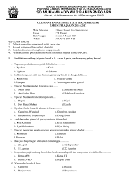 Kelas 6 tema 1 selamatkan makhluk hidup. Soal Uts Dawet Ayu Ii Kls 6 Pdf