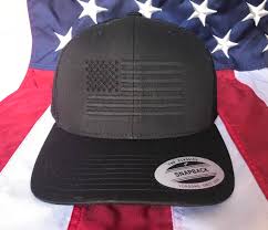 Check spelling or type a new query. Free Personalization Blacked Out American Flag Hat Fire Cap Etsy