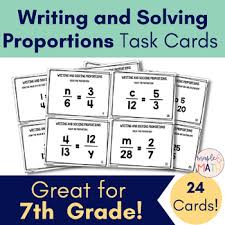 Writing and solving proportions