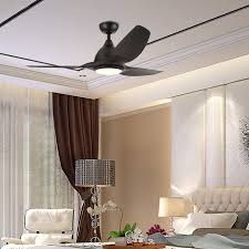 Vintage wooden ceiling fans with light kits dining room ceiling pendant fan lamp with remote control 42inch 52inch. 52 Stylish Indoor Ceiling Fan Black Finish Led Light Kit Remote Control Walmart Canada