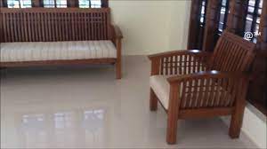 Wooden sofas are comfortable and look elegant. New Style Wooden Teak Wood Sofa Set Youtube